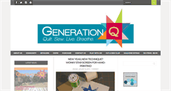 Desktop Screenshot of generationqmagazine.com